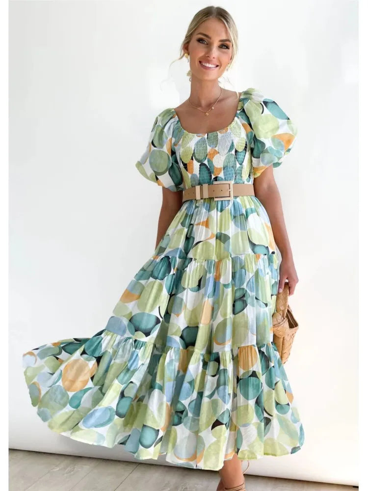 Adelaide | Off-Shoulder Maxi Klänning (Nästan slutsåld)