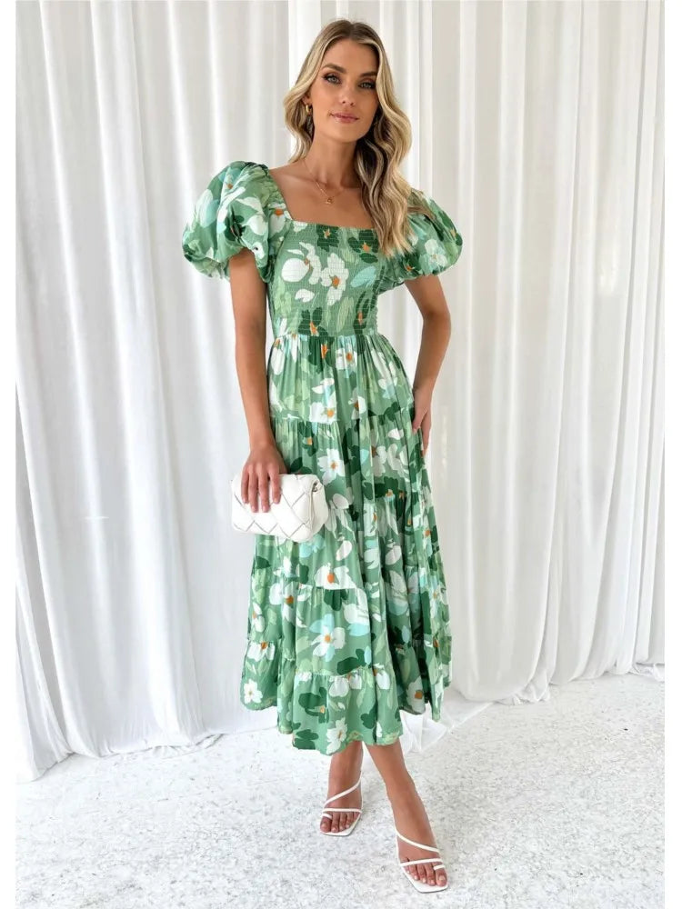 Adelaide | Off-Shoulder Maxi Klänning (Nästan slutsåld)