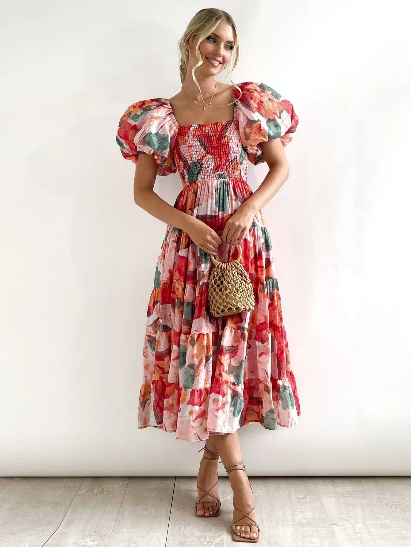 Adelaide | Off-Shoulder Maxi Klänning (Nästan slutsåld)