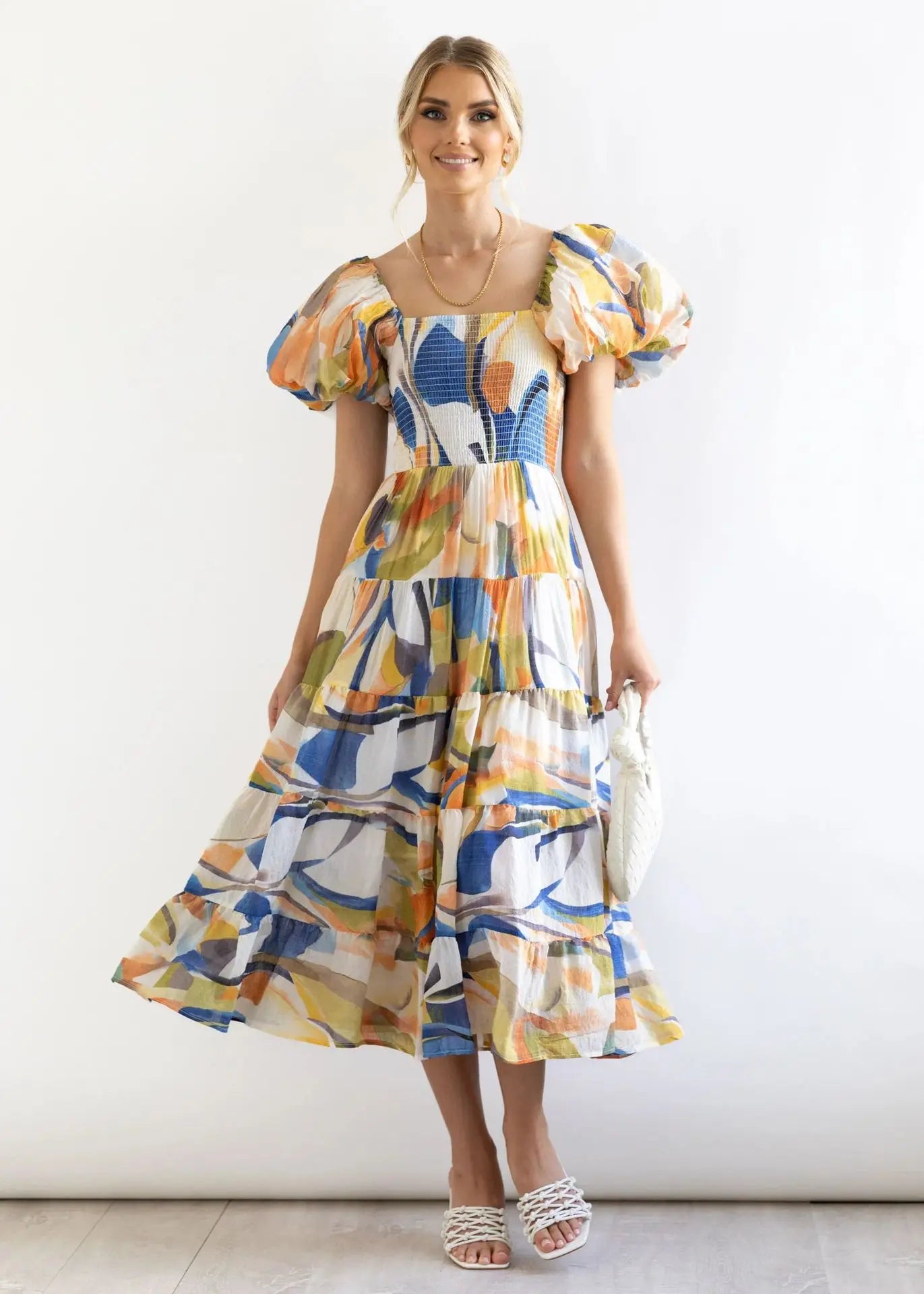 Adelaide | Off-Shoulder Maxi Klänning (Nästan slutsåld)